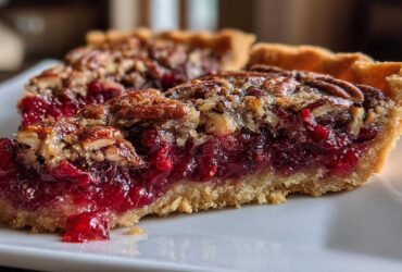 Thanksgiving Cranberry Pecan Tart