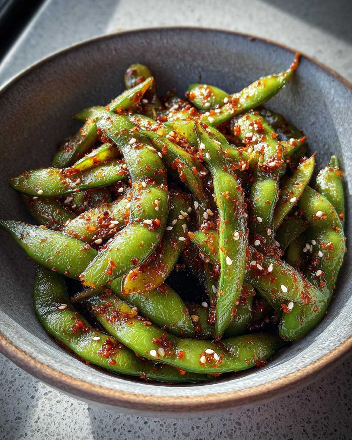 Togarashi Edamame Snack Bowls - detail 2