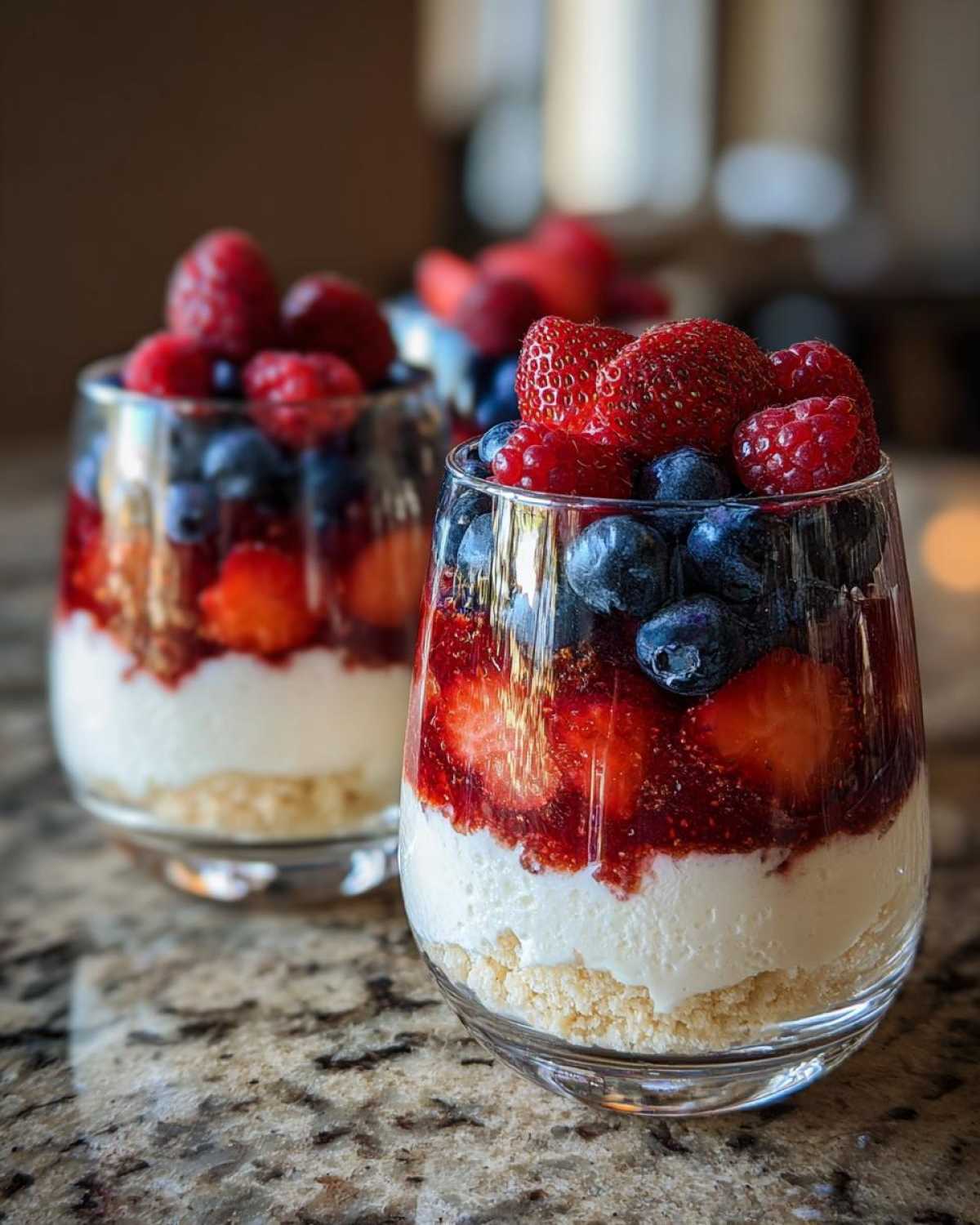 Triple Berry Cheesecake Mousse - detail 1