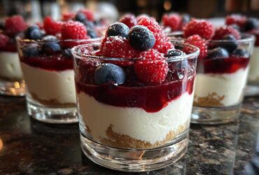 Triple Berry Cheesecake Mousse