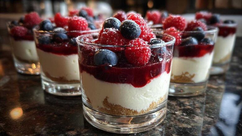 Triple Berry Cheesecake Mousse