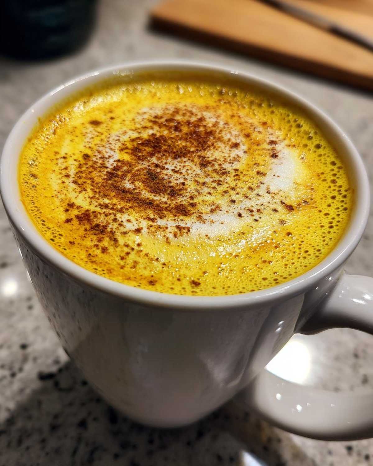Turmeric Golden Milk Latte - detail 1