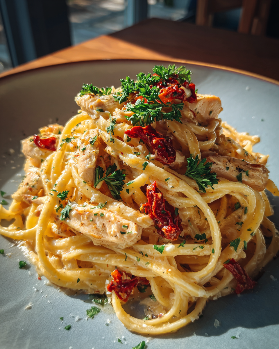 Tuscan Sun-Dried Tomato Chicken Pasta - detail 3