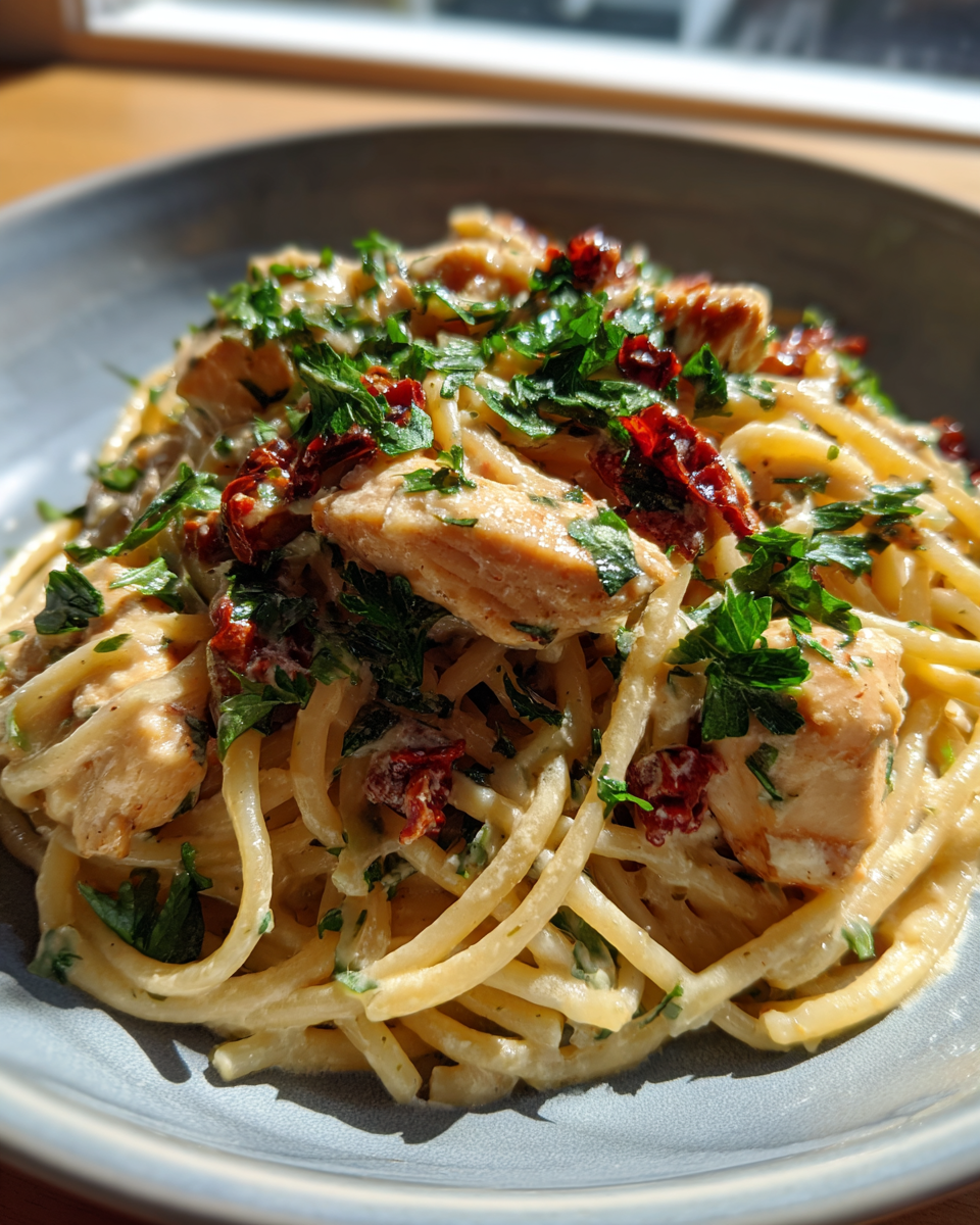 Tuscan Sun-Dried Tomato Chicken Pasta - detail 4