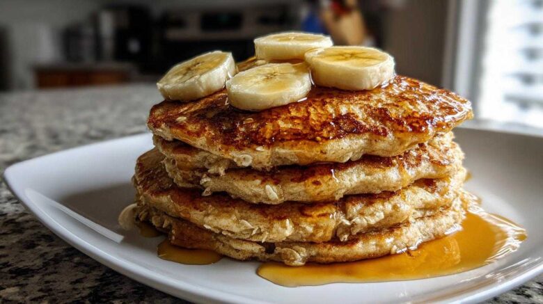 Two-Ingredient Banana Oat Pancakes