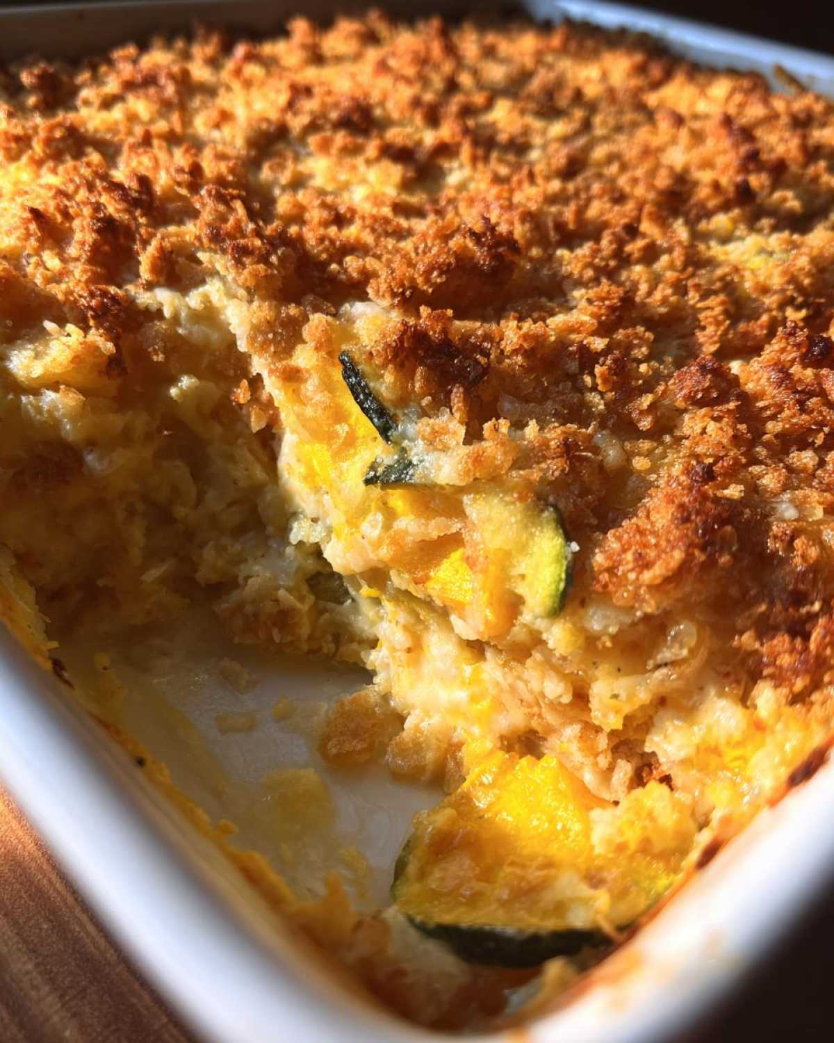 Ultimate Cheesy Southern Yellow Squash Casserole Ritz - detail 2