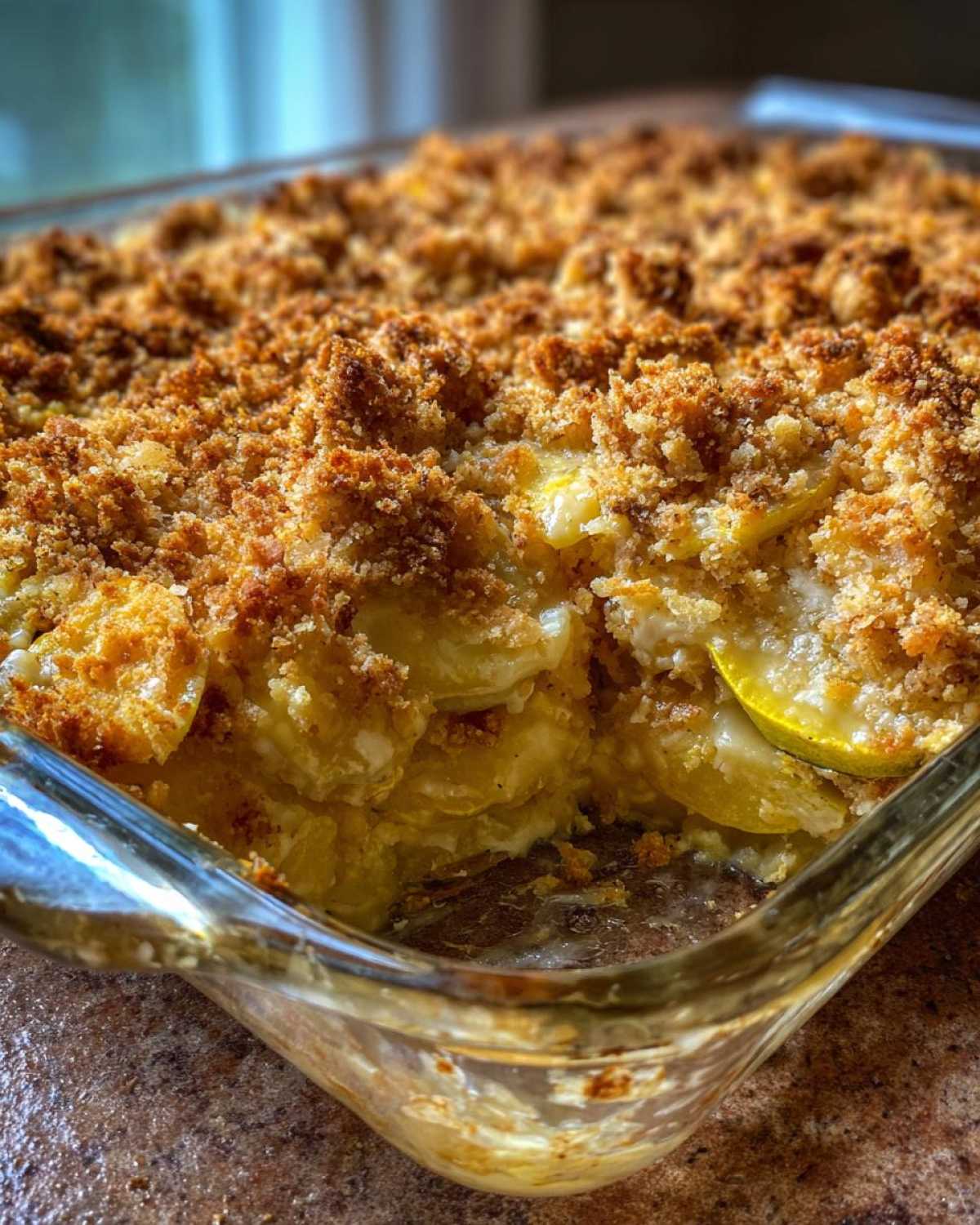 Ultimate Cheesy Southern Yellow Squash Casserole Ritz - detail 3