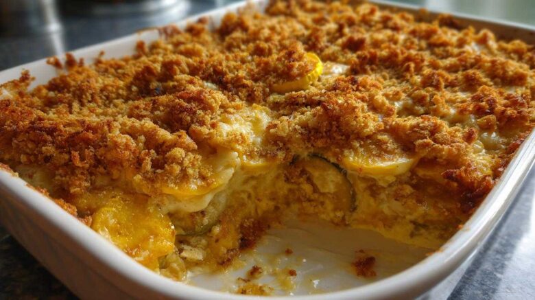 Ultimate Cheesy Southern Yellow Squash Casserole Ritz