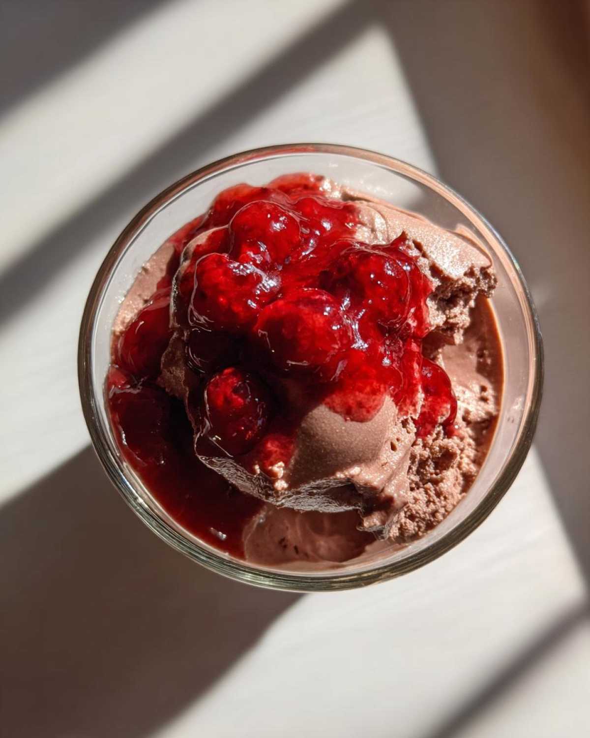 Valentine’s Raspberry Chocolate Mousse - detail 2