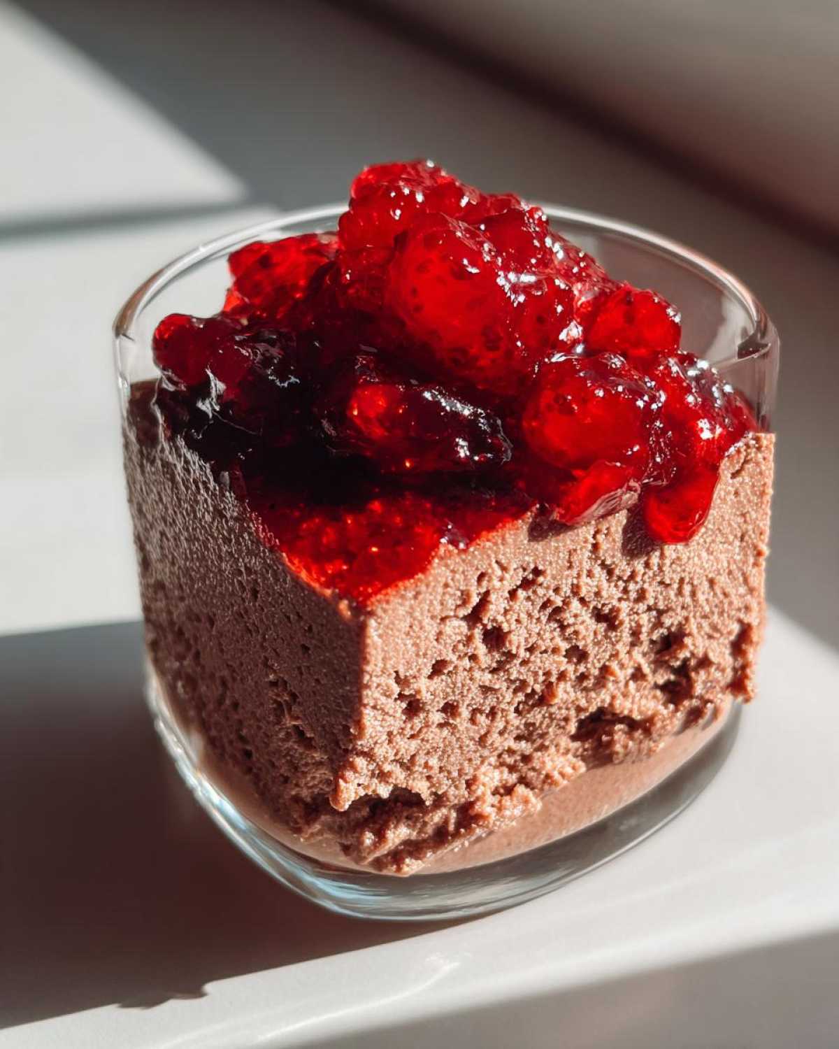 Valentine’s Raspberry Chocolate Mousse - detail 3