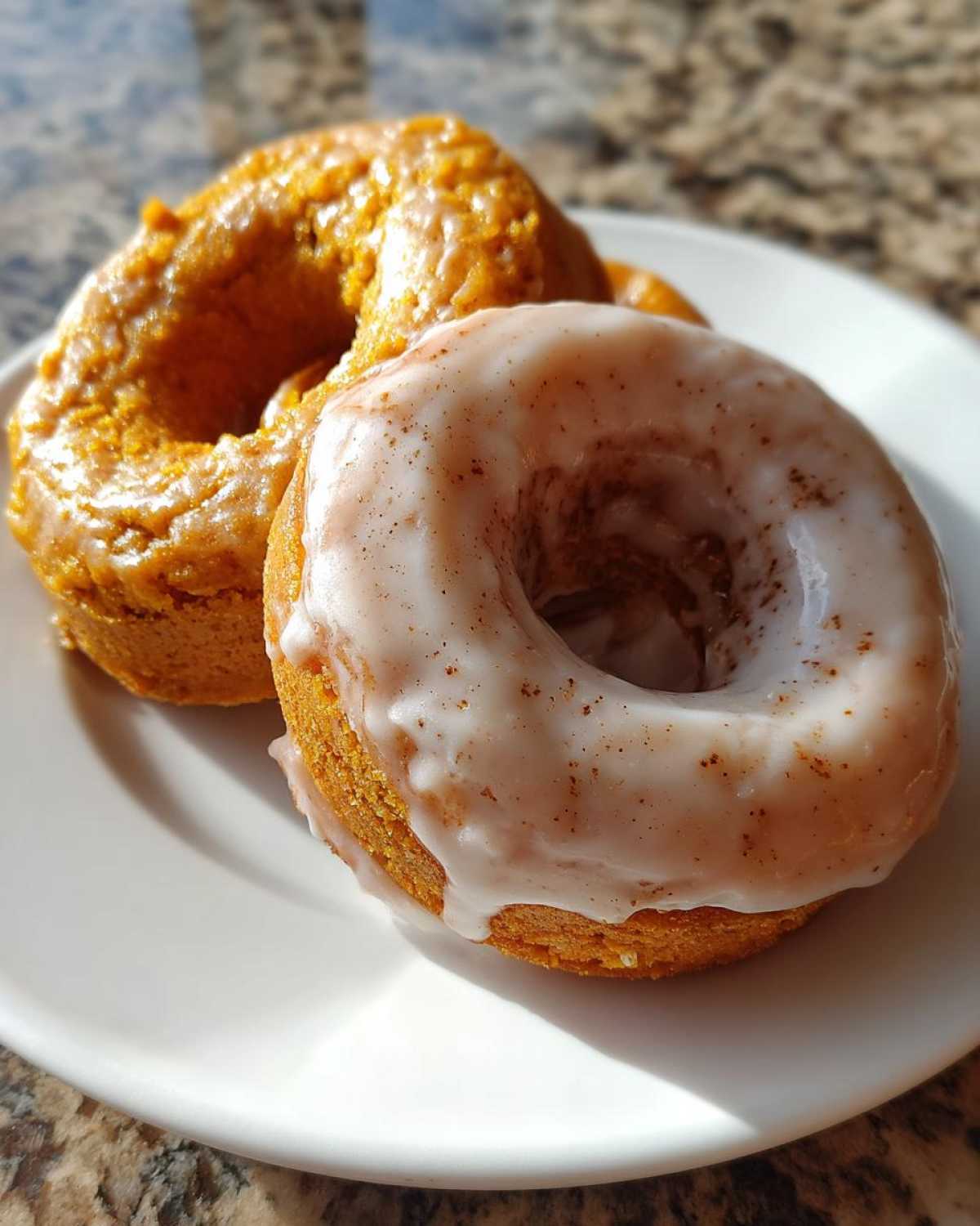 Vegan Pumpkin Spice Donuts - detail 3