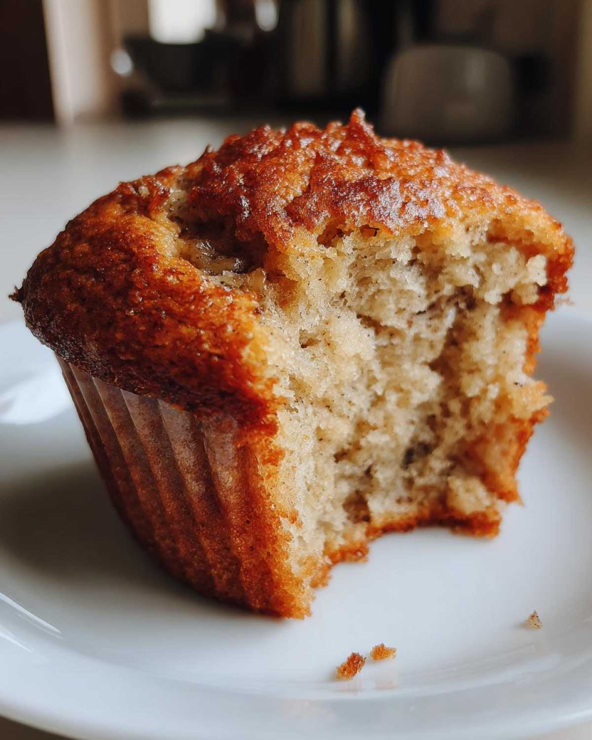 Vegan banana muffins - detail 4