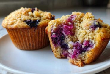 Vegan blueberry muffins
