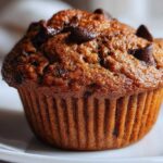 Vegan chocolate chip muffins