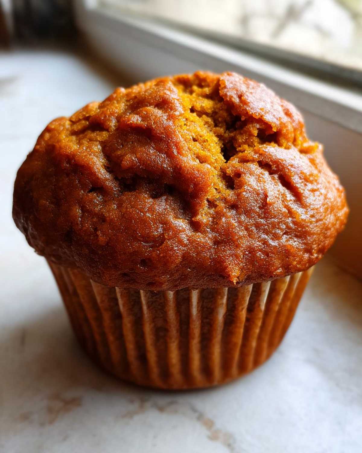 Vegan pumpkin muffins - detail 3