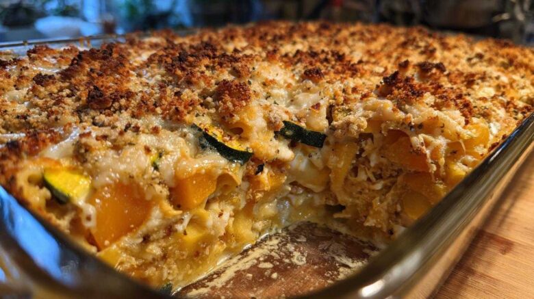 Vegan squash casserole