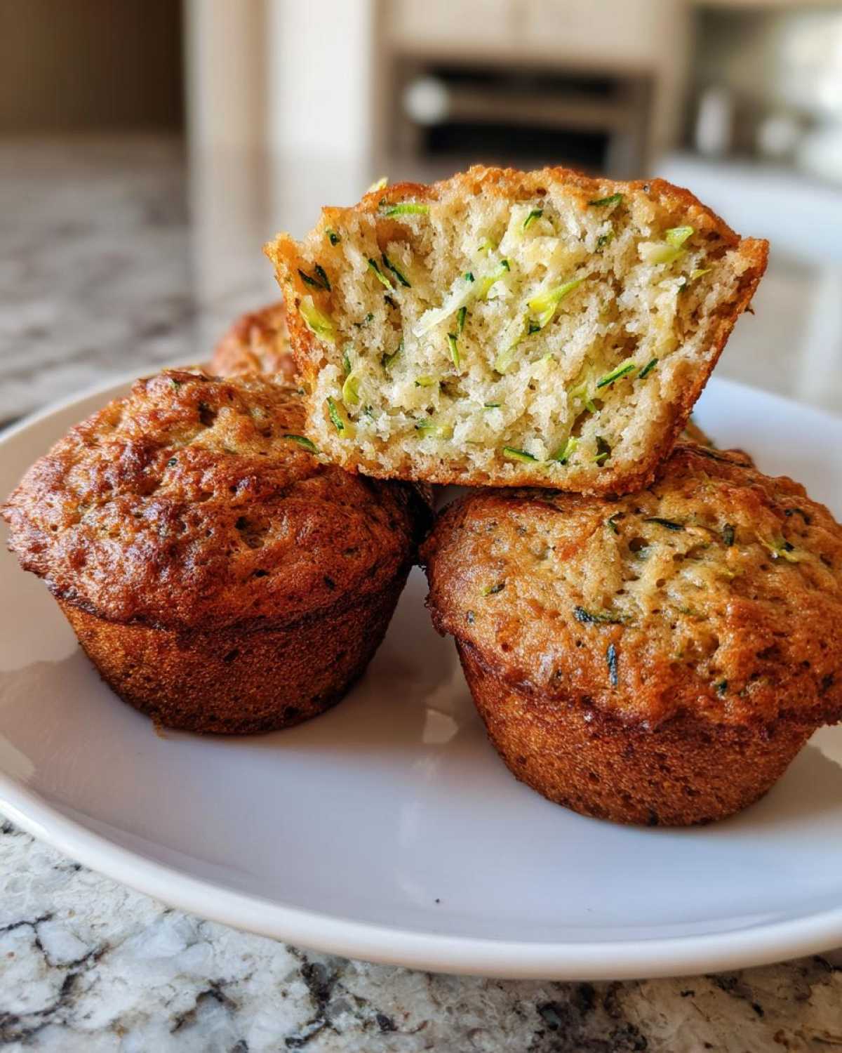 Vegan zucchini muffins - detail 1