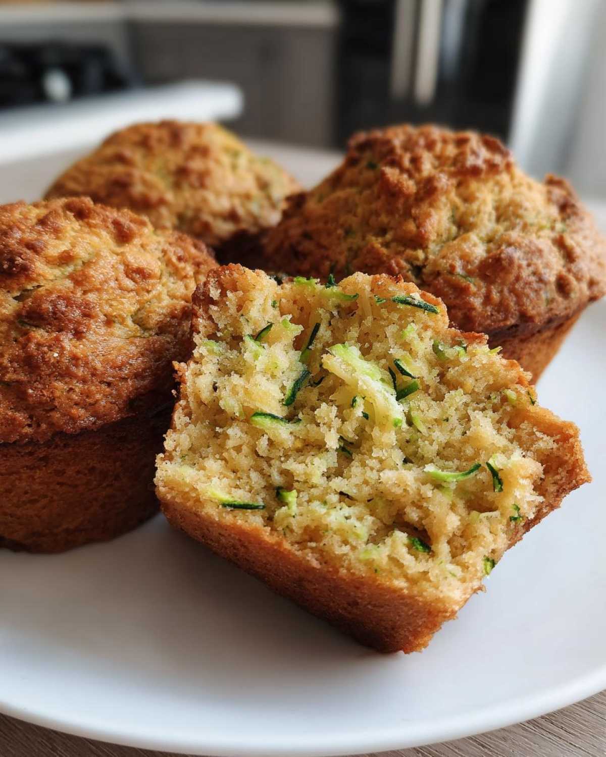 Vegan zucchini muffins - detail 4