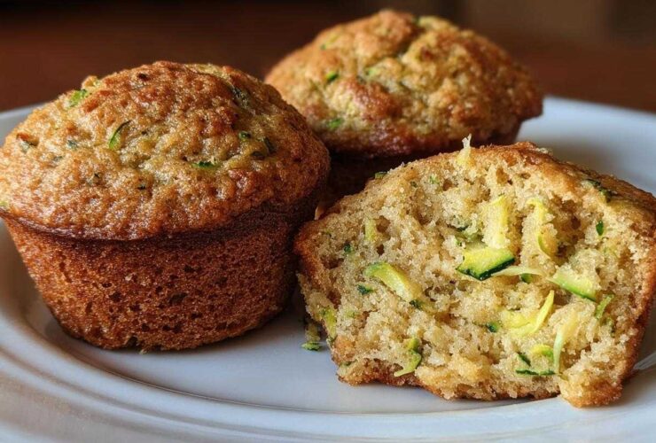 Vegan zucchini muffins