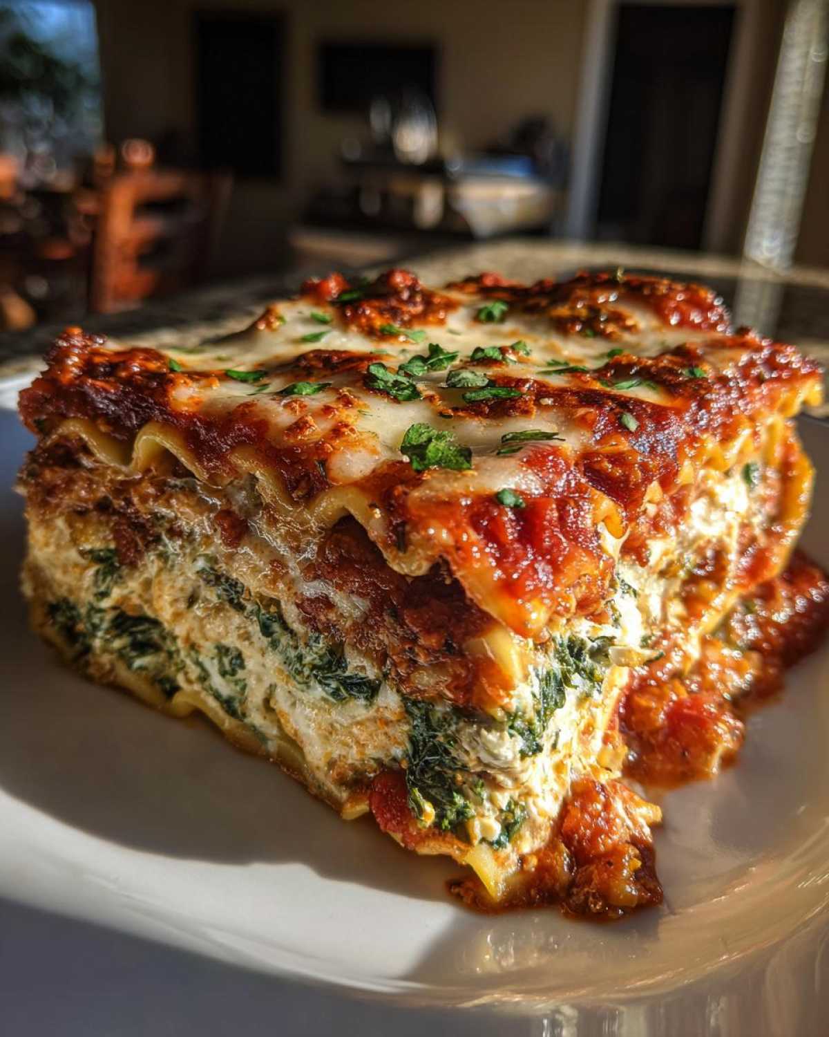 Vegetable Lasagna with Kale - detail 4