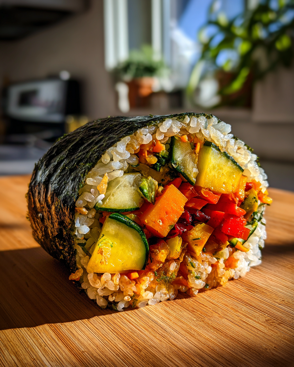 Vegetarian Sushi Burrito - detail 2
