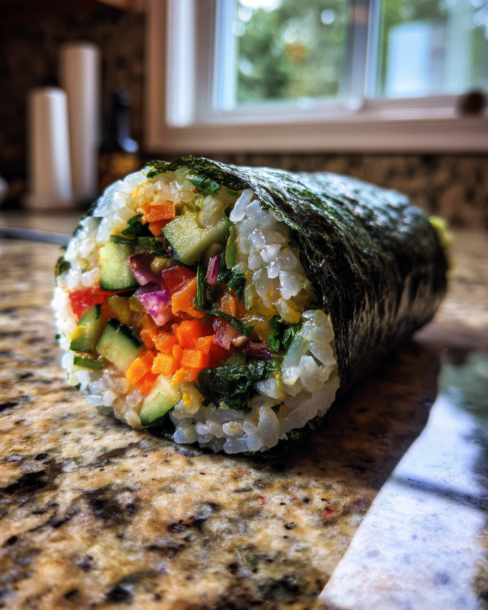 Vegetarian Sushi Burrito - detail 4