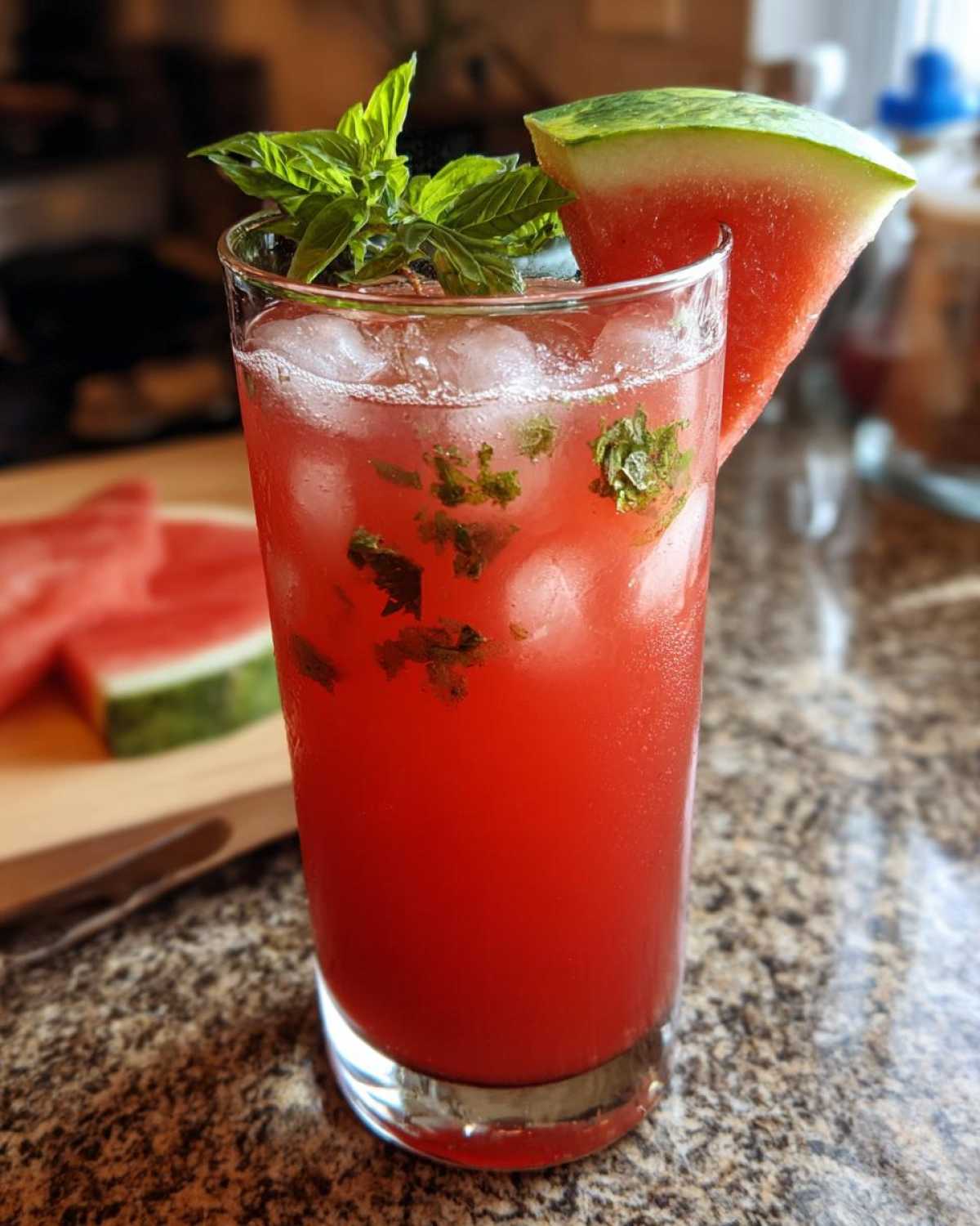Watermelon Basil Limeade - detail 1