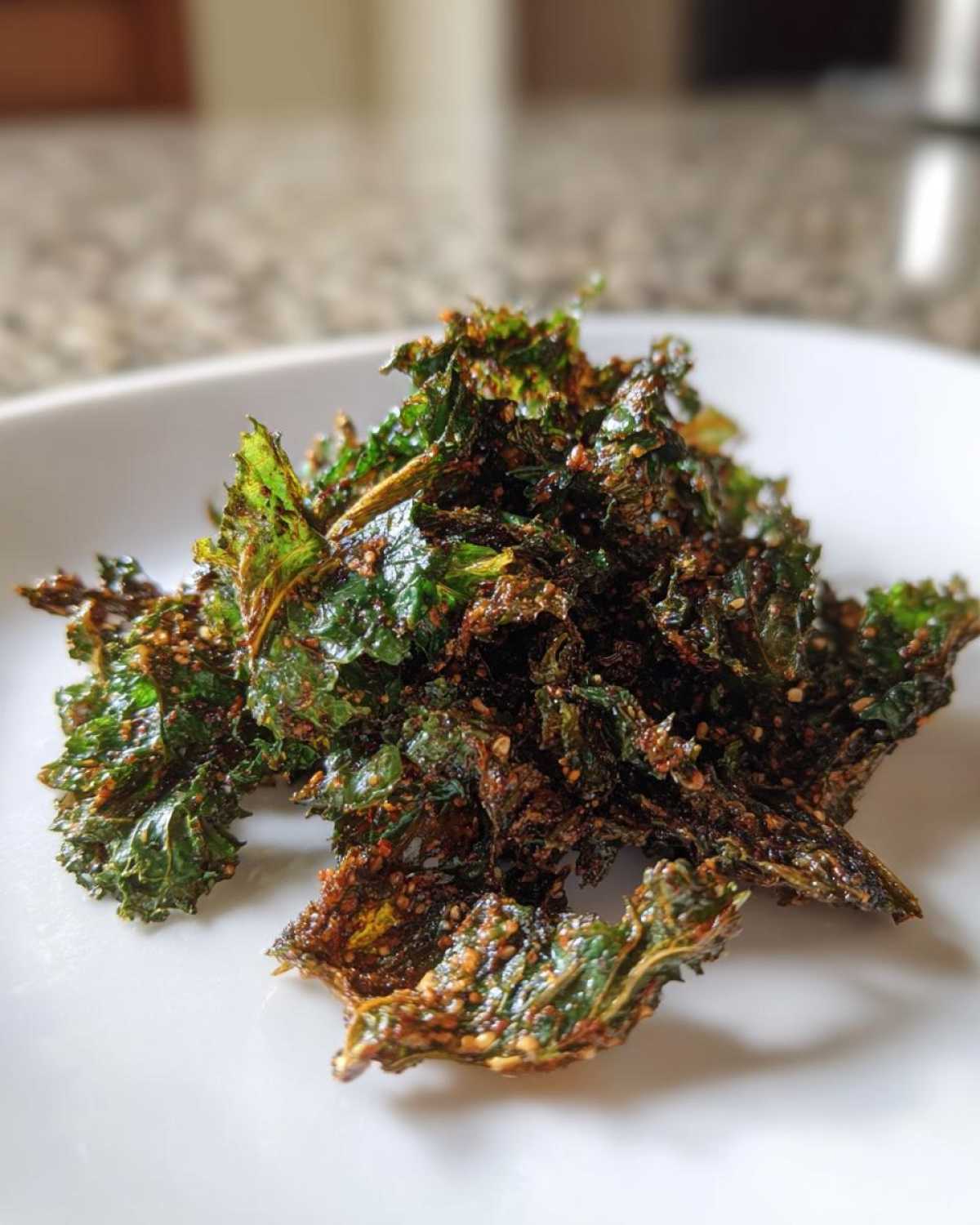 Za'atar Spiced Kale Chips - detail 1