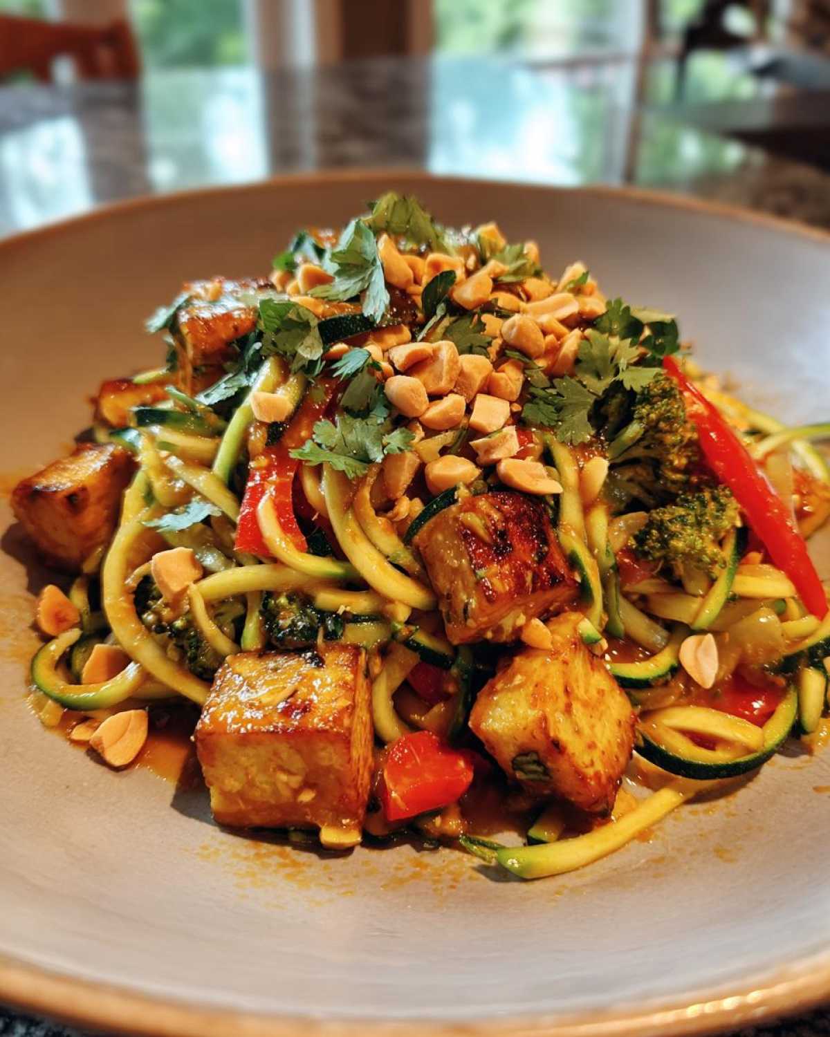 Zoodle Tofu Pad Thai - detail 1