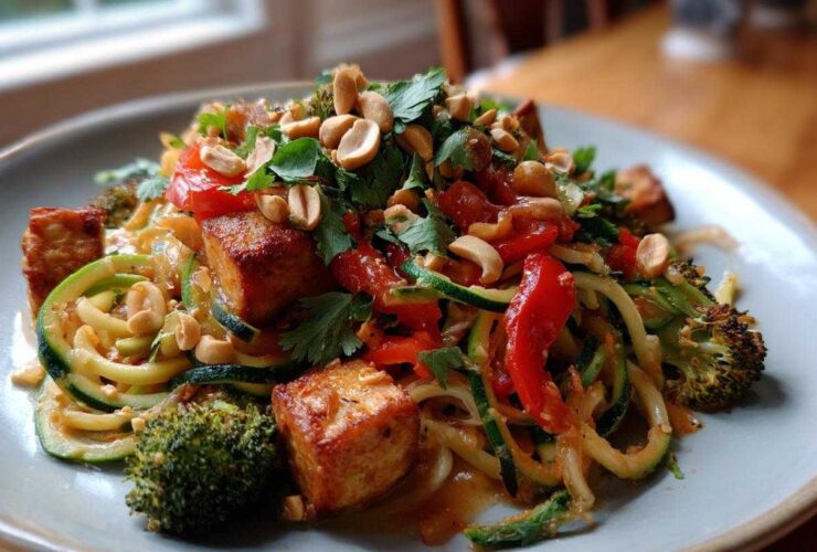 Zoodle Tofu Pad Thai