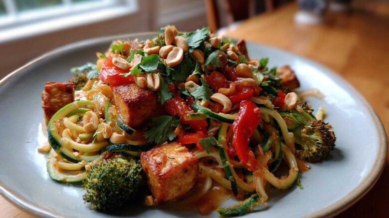 Zoodle Tofu Pad Thai