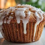 Zucchini Bread Muffins with a Cinnamon Glaze