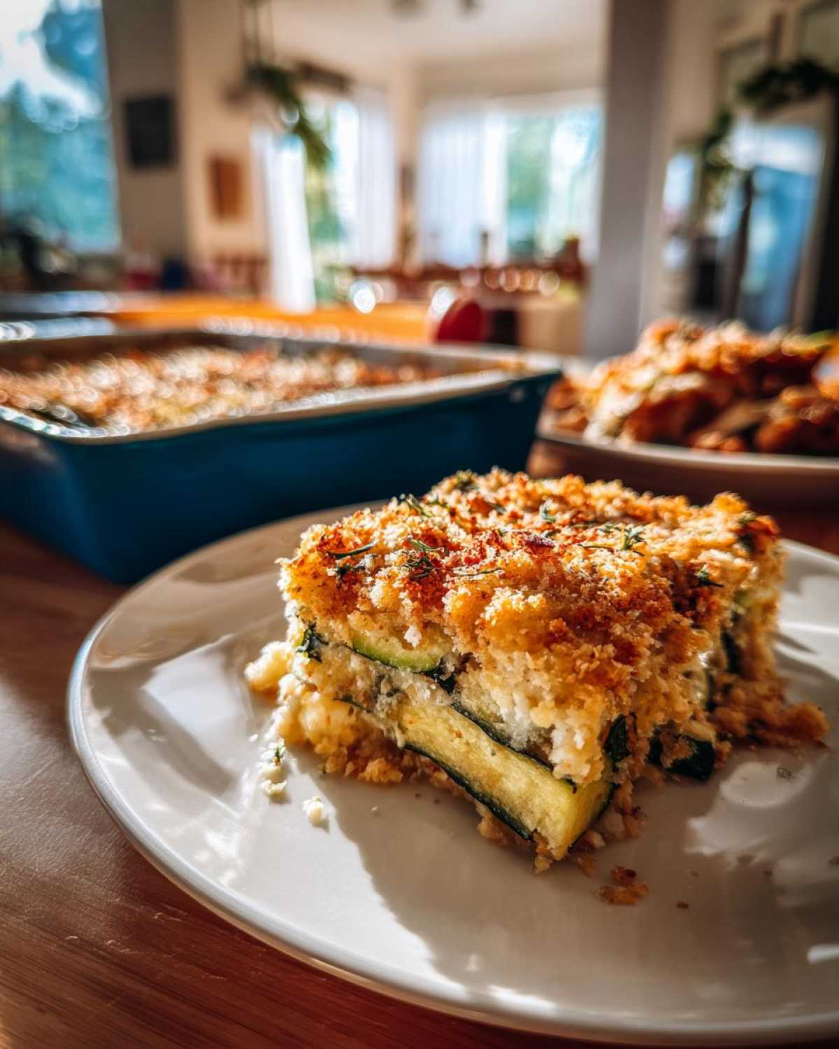 Zucchini squash casserole - detail 2