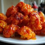 Air-Fryer Buffalo Cauliflower Wings