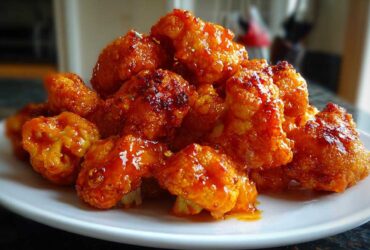 Air-Fryer Buffalo Cauliflower Wings