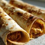 Air-Fryer Chicken Taquitos
