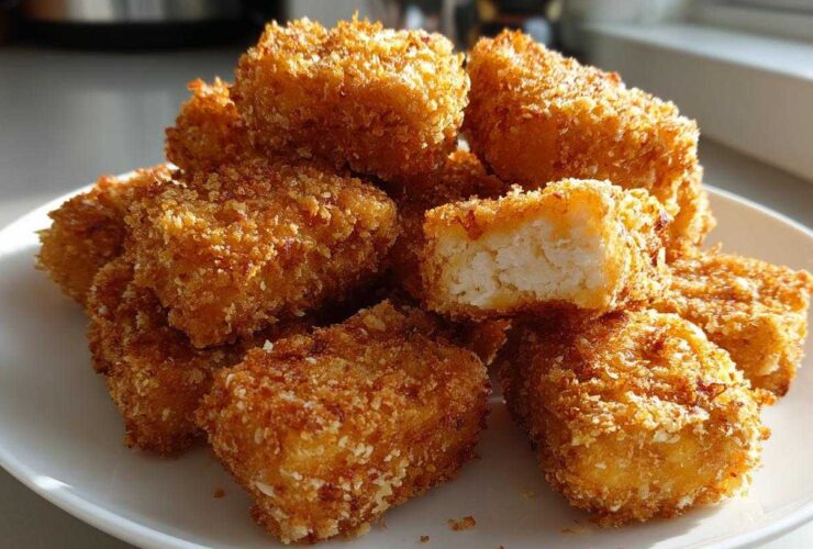 Air-Fryer Crispy Tofu Nuggets