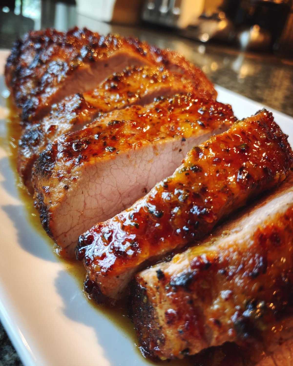 Apple Cider Glazed Pork Tenderloin - detail 1