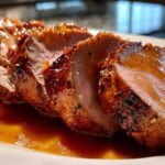 Apple Cider Glazed Pork Tenderloin