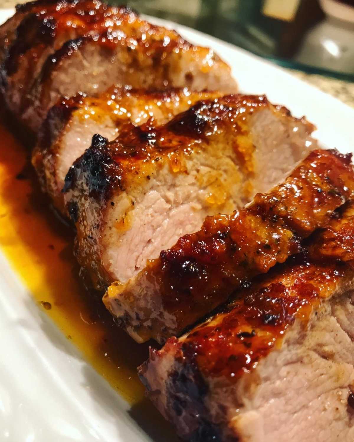 Apple Cider Glazed Pork Tenderloin - detail 2
