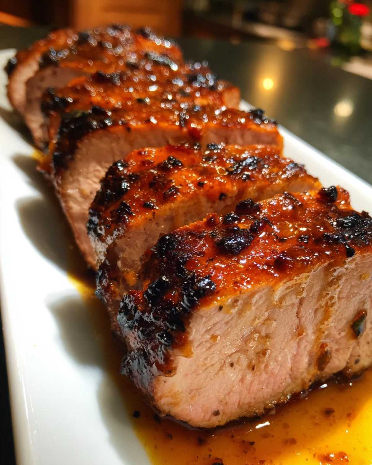 Apple Cider Glazed Pork Tenderloin - detail 4