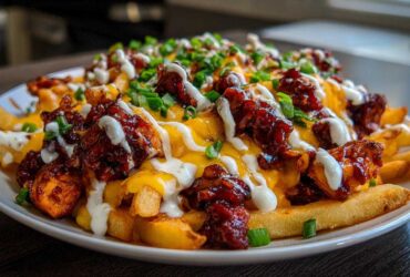 BBQ Chicken Loaded Fries