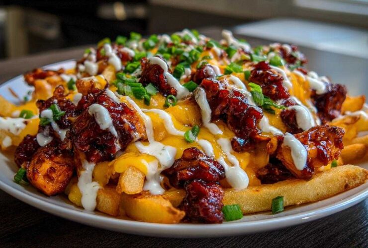 BBQ Chicken Loaded Fries