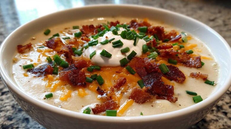 Baked Potato Soup for Maximum Comfort