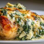 Baked Spinach Artichoke Chicken