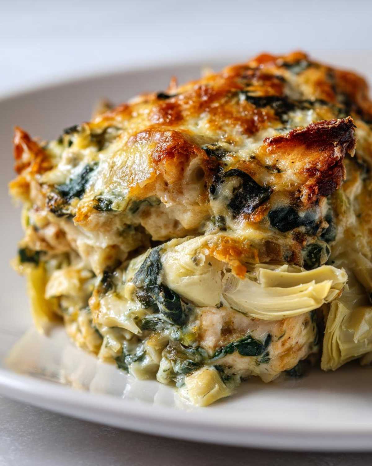Baked Spinach Artichoke Chicken - detail 2