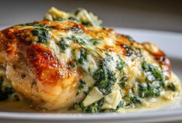 Baked Spinach Artichoke Chicken