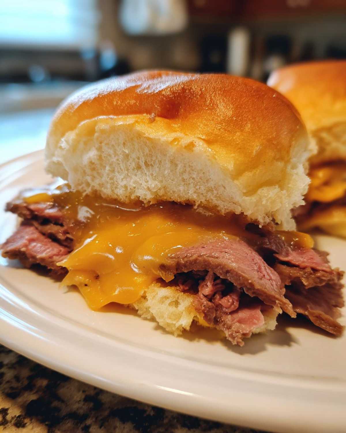 Beef and Cheddar Sliders - detail 4