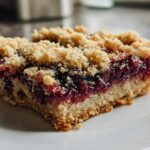Blackberry Jam Crumble Bars