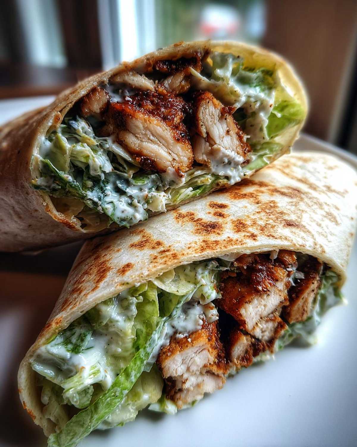 Blackened Chicken Caesar Wraps - detail 1